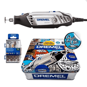 Dremel Micro Retífica 3000 220V com 31 Acessórios e Caixa Metalizada Edição Limitada Bosch