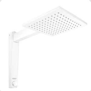 Chuveiro Ducha Eletrônico Acqua Century Branco Matte 220V 7500W Lorenzetti