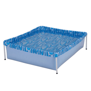 Piscina Infantil Armação Retangular 400L Azul Mor