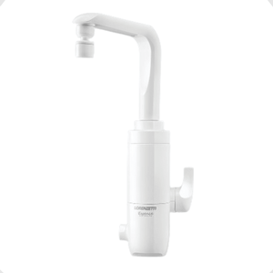 Torneira Elétrica Eletrônica Mesa Bancada Cozinha Essence 220V 5500W Branco Lorenzetti