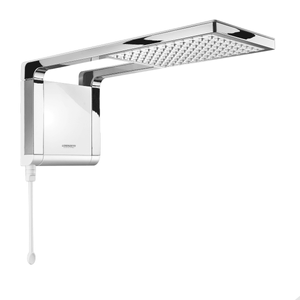 Chuveiro Ducha Eletrônico Acqua Storm Ultra 127V 5500W Branco/Cromado Lorenzetti